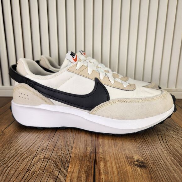 Nike Waffle Debut Sandrift Womens Sz 10 White Running Sneakers Shoes DH9523-102 - Picture 1 of 9